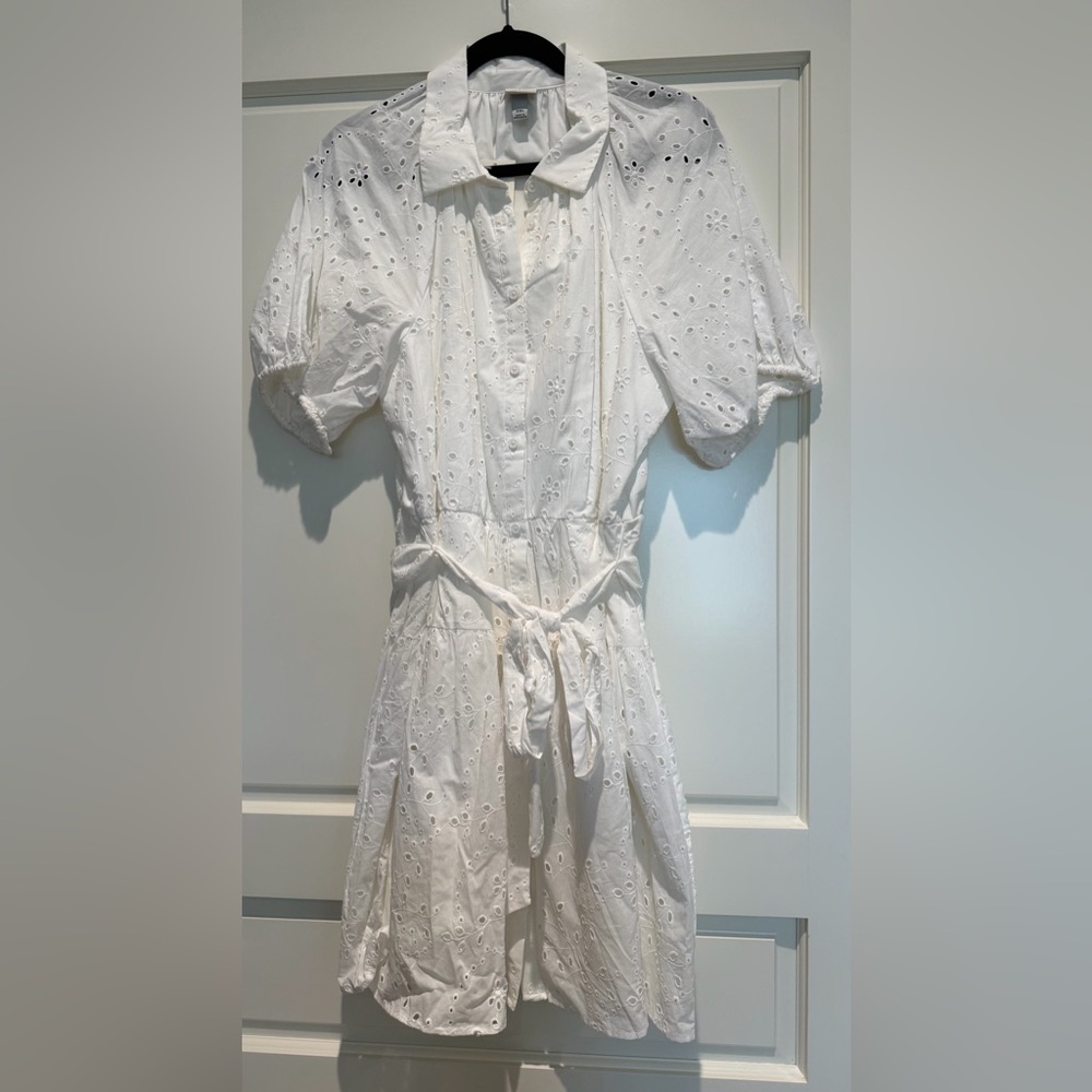 NWT A New Day White Eyelet Dress - Size XXL - Picture 2 of 6